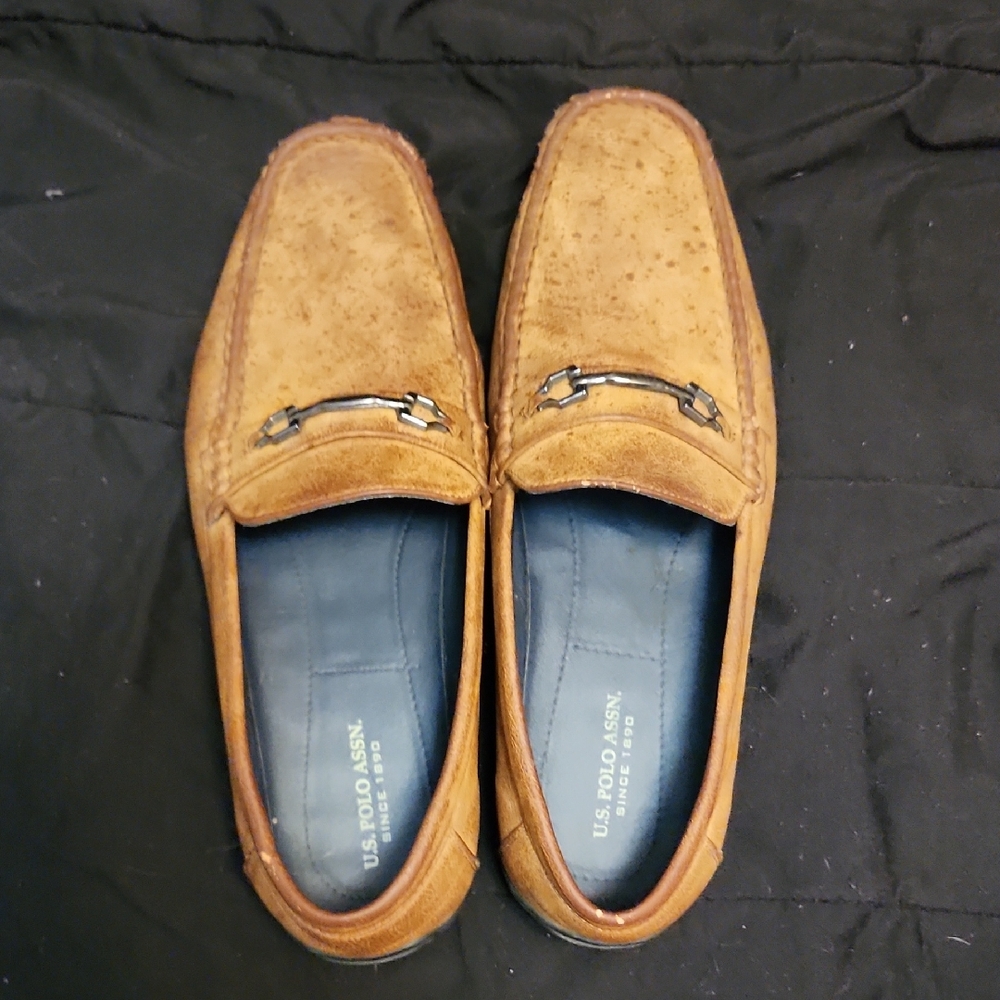 U.S. Polo Assn. Brown Leather Loafers for Men